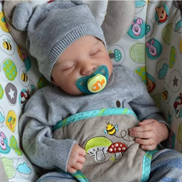 ✅ Lựa chọn hàng đầu: cod19 Inch Levi Reborn Baby Realistic Vinyl Body Alive LoL Bebe Newborn Finished Hair-painted Doll Children Girls Gift Dolls – Âm thanh trong trẻo, Pin lâu