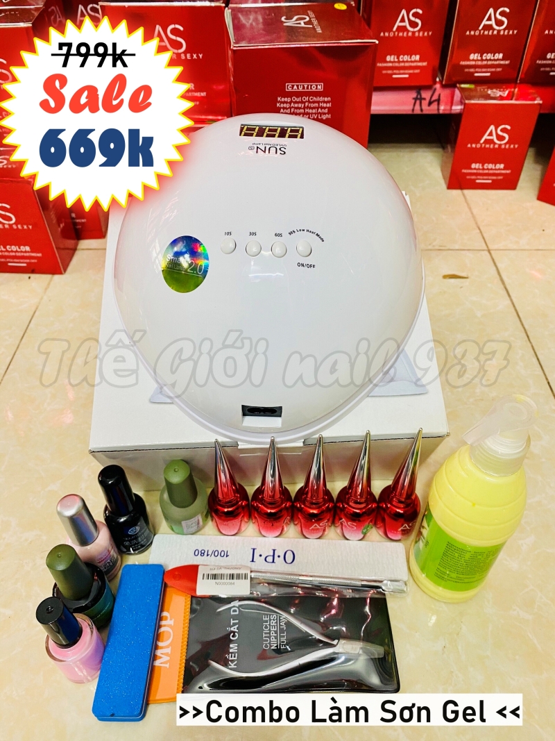 Combo đồ làm nail cơ bản 669k - Mini Nails