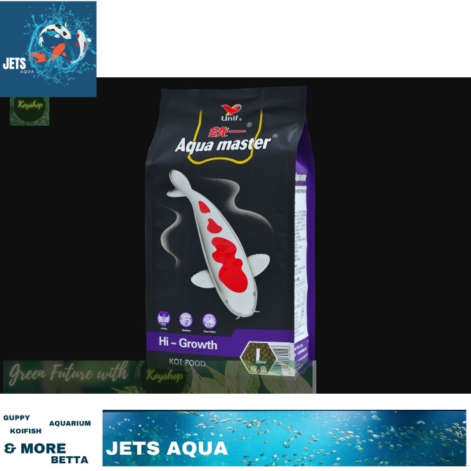 Thức Ăn Cá Koi Aquamaster - Thức Ăn Cá Koi Cao Cấp - 5kg