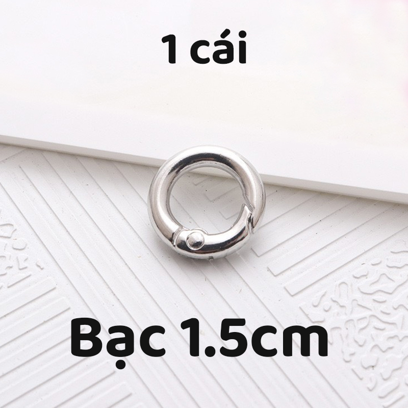Khoen tròn mở nhiều size làm khoen túi xách, đóng bìa album