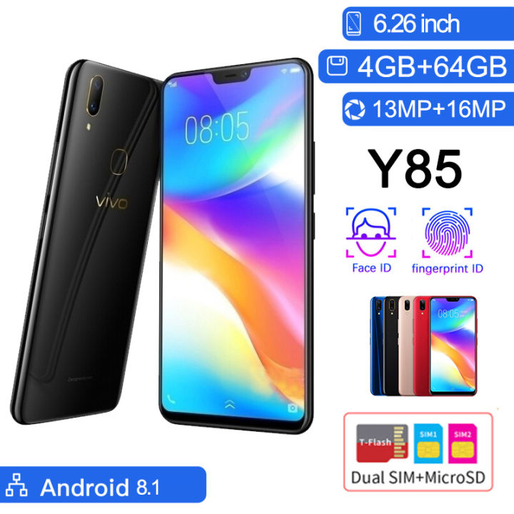 Combo Deal - Original ViVo Y85 with Box Charger Handsfree Back Jelly Cover Sim Eject Tool - Premium Quality - Dual Sim Approved - ViVo Y85a - 4GB RAM Mobile - Snapdragon Mobile - Vivo Mobile - Vivo Phone - 4gb Mobile Phone - Mobile Phone on Installment -. 