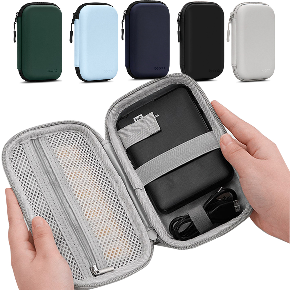 Pu Leather Hard Electronic Organizer Travel Case Electronics