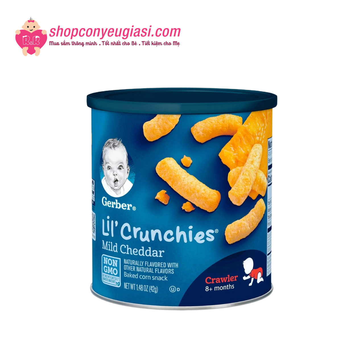Bánh ăn dặm Gerber lùn 49g