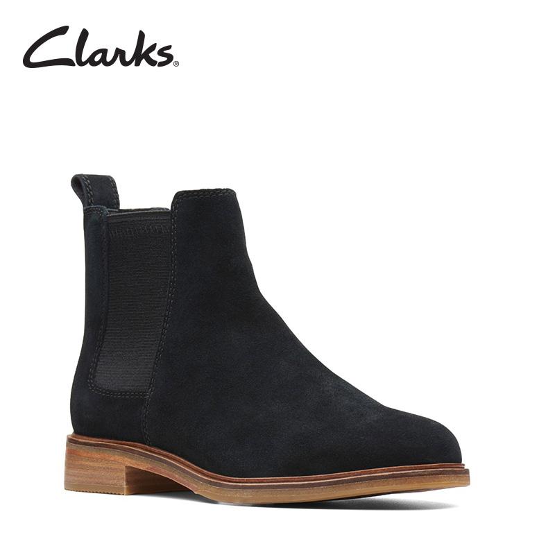 black chelsea boots clarks