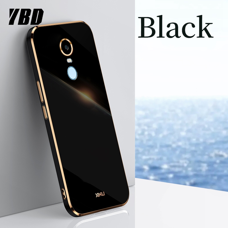 YBD Ốp Điện Thoại Mạ Cho Xiaomi Redmi 5 Plus Note 5 Ốp Bảo Vệ Máy Ảnh thumbnail