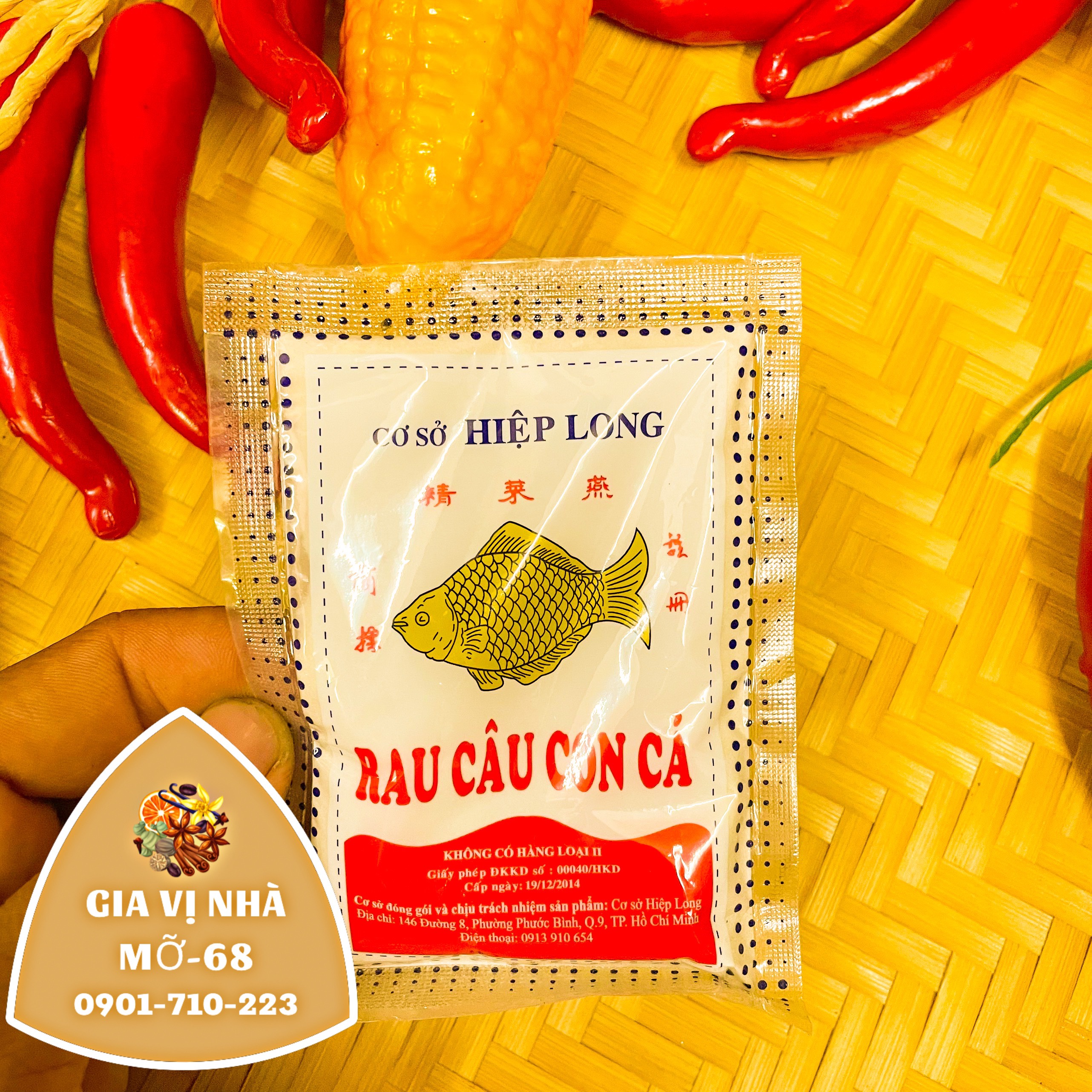 RAU CÂU CÁ GIÒN HIỆP LONG 10GR