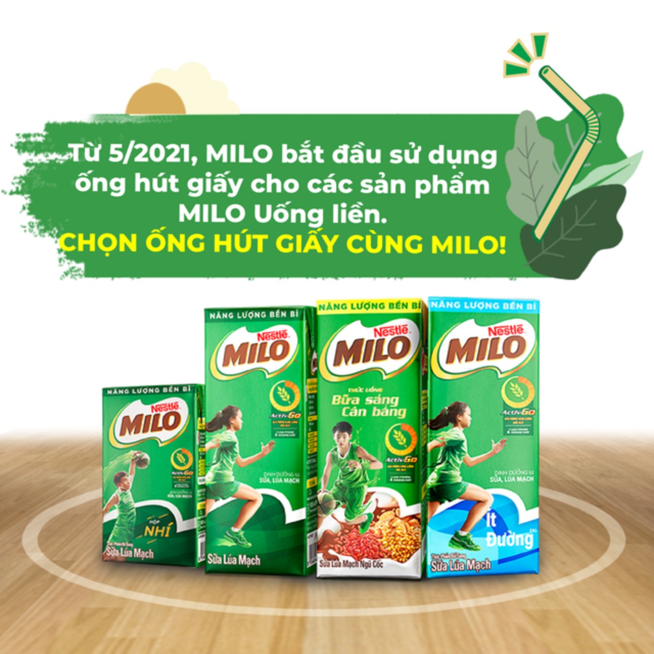 Sữa lúa mạch Nestlé Milo thùng 48 hộp x 180ml