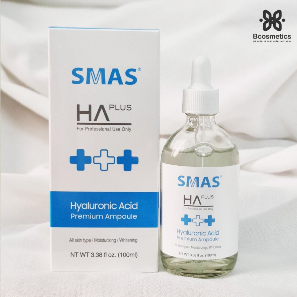 Serum ha plus & pro vitamin b5 smas- serum chuyên cấp ẩm và phục hồi da - hàng chính hãng