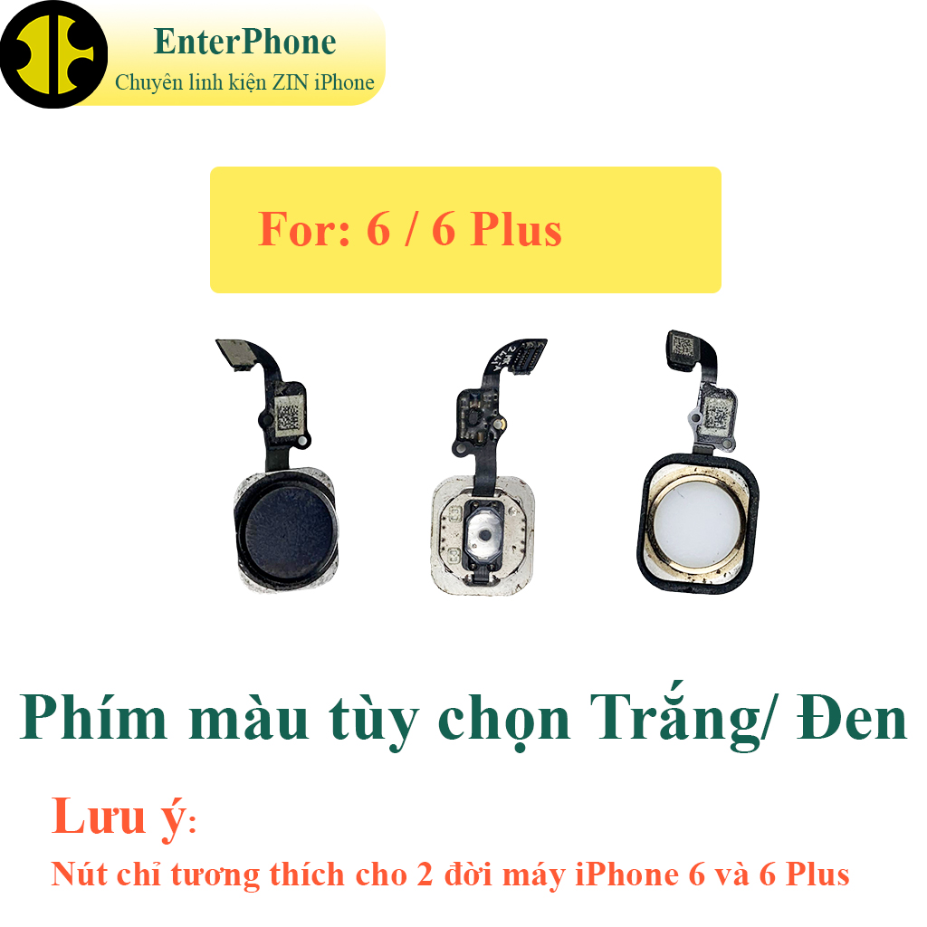 Phím home iP 6, 6 Plus, 6S, 6S Plus zin bóc máy