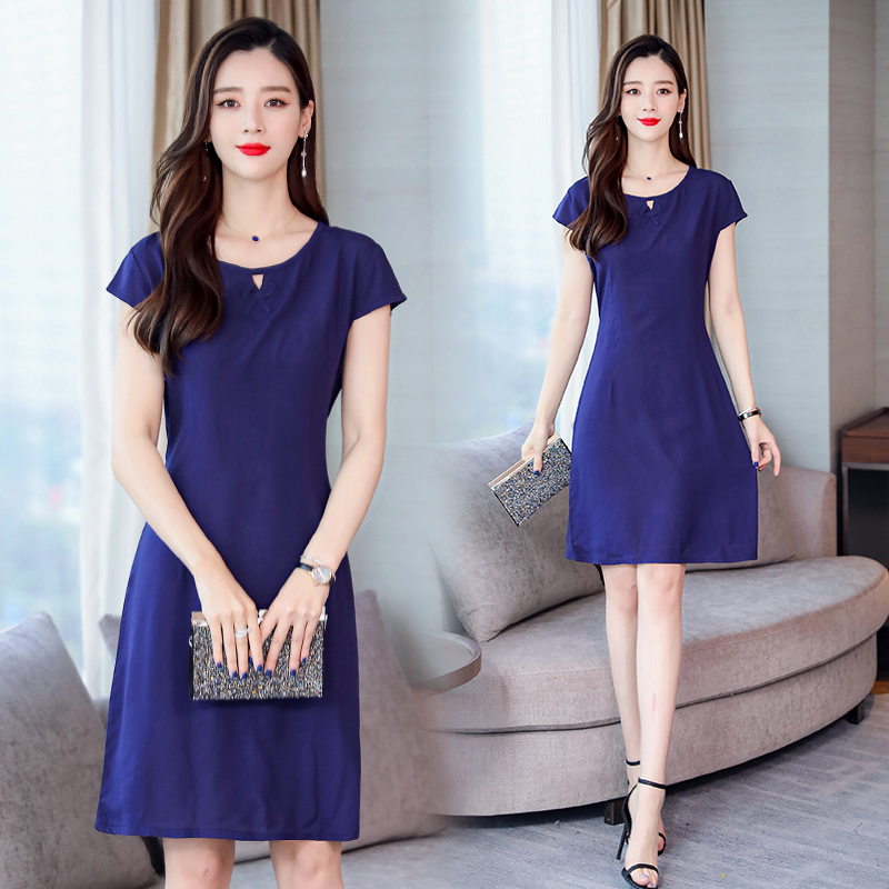 Đầm suông nữ họa tiết thời trang DA157