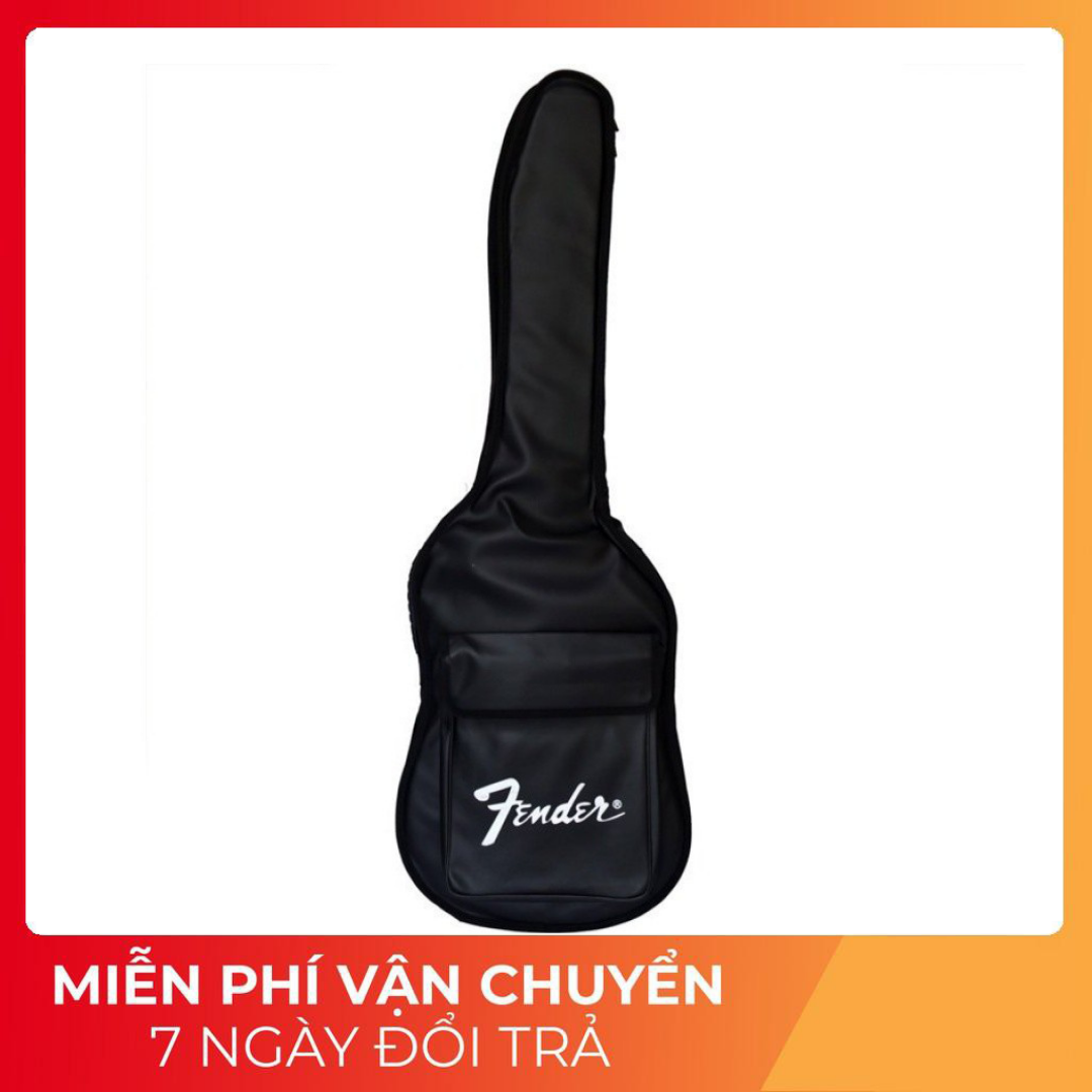 [HCM]Bao đàn  guitar điện 3 lớp Fender màu đen