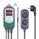 Smart Thermostat Dual Relay Temperature Controller ITC-308-WIFI Supports IOS & Android for Greenhouse,Terrarium,Carboy. 