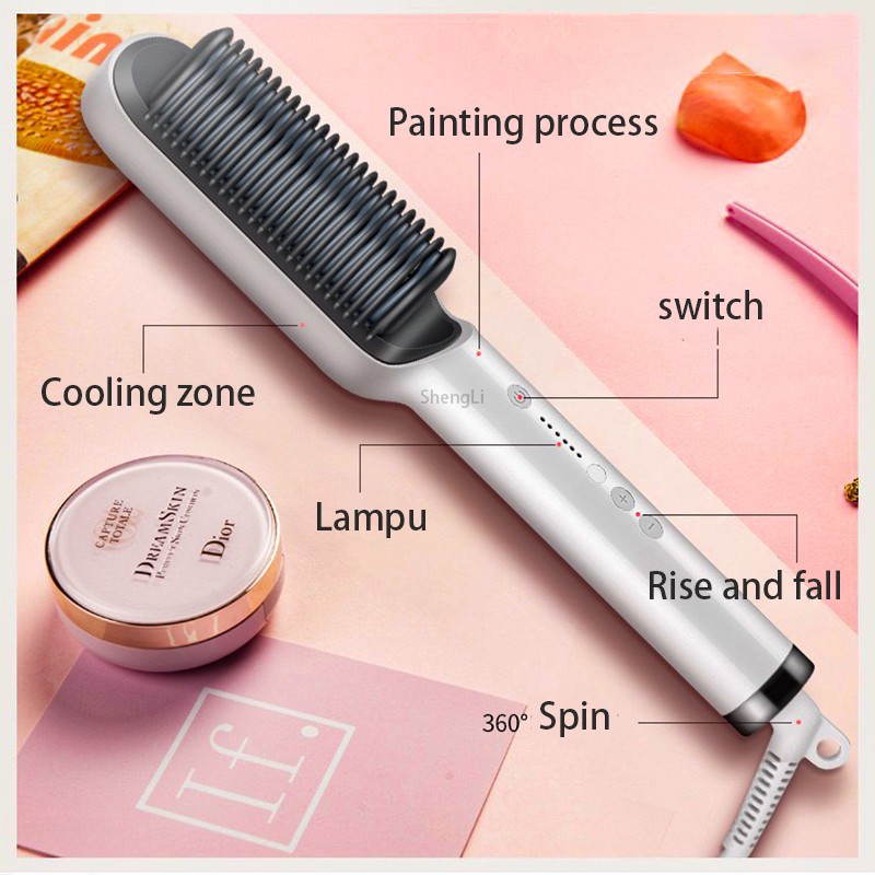 Lược Điện Chải Thẳng Tóc , tạo kiểu tóc đơn giản phong cách hàn quốc (có sỉ giá siêu rẻ)