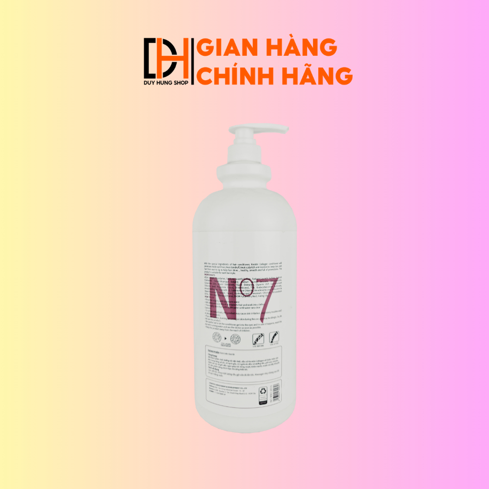 [Duy Hung Shop] Cặp Dầu Gội Xả Siêu Thơm Siêu Mượt Tóc Nano PLus Collagen 2000ml