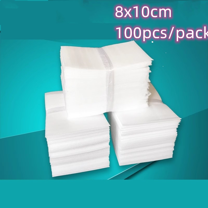 NEW%20%E3%80%90Special%20offer%E3%80%91100Pcs/Pack%208x10cm%20Small%20Protective%20EPE%20Foam%20Insulation%20Sheet%20Cushioning%20Packaging%20Pouches%20Packing%20Material%20Film%20Bag%20Wrap%20Mailer%20-%20Image%203