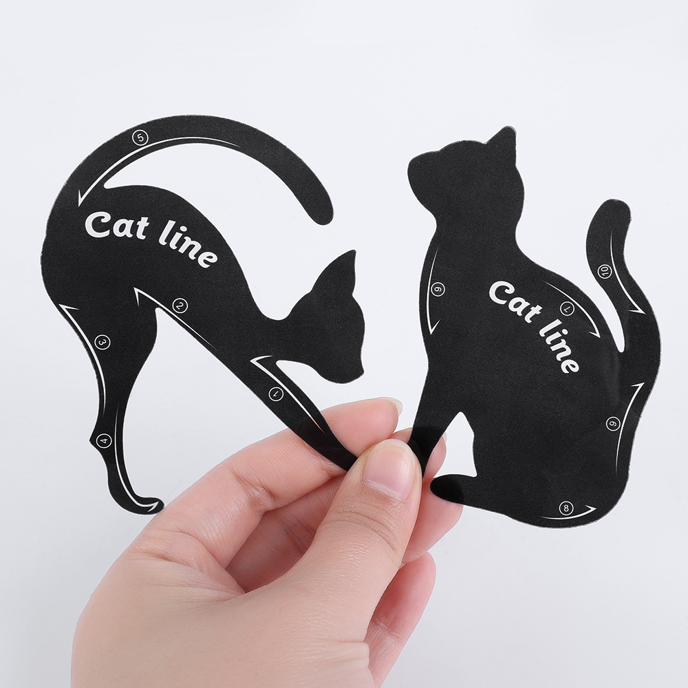 Trang điểm mắt stencils Bút kẻ mắt định hình Stencil công cụ Eyeshadow thẻ công cụ mẫu
