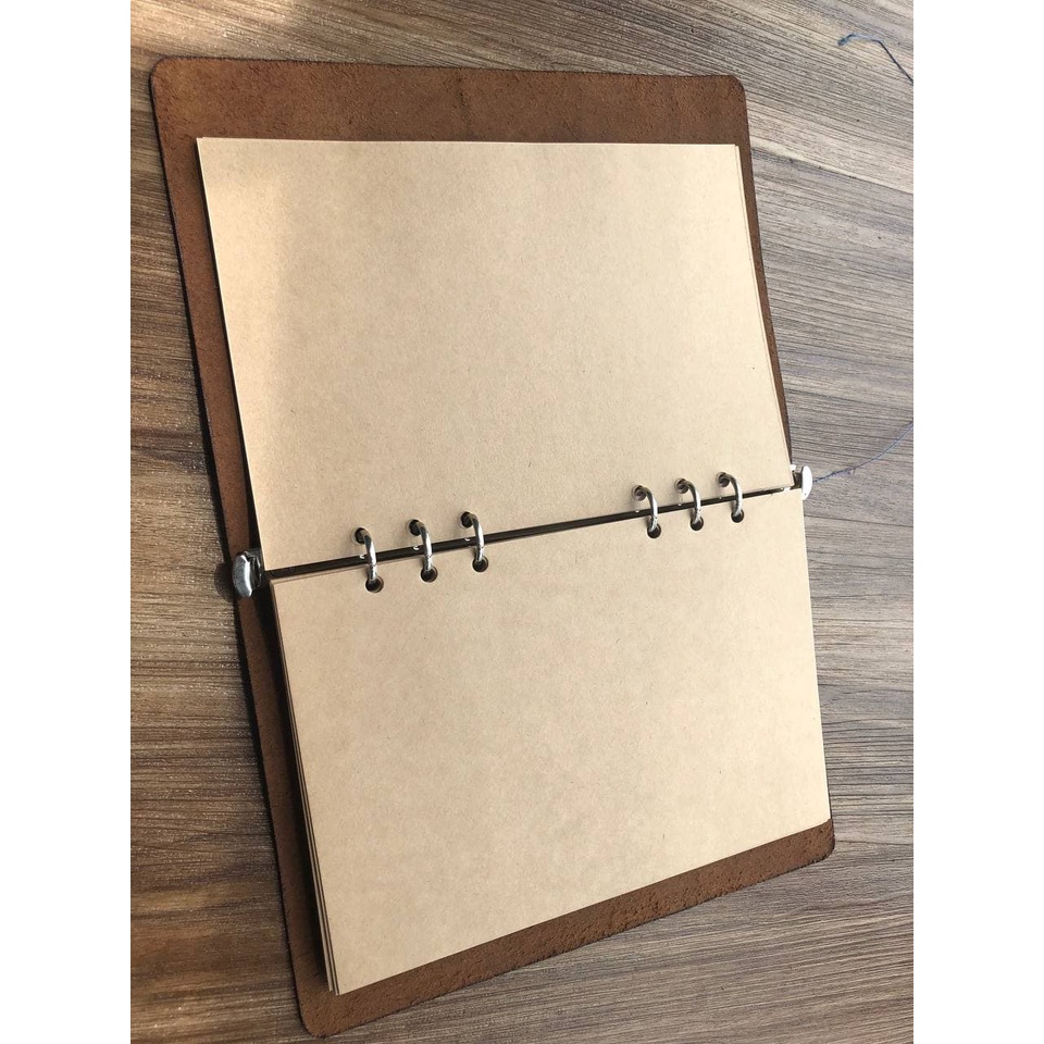 [Handmade] Sổ tay A5 bìa da thật - A5M01