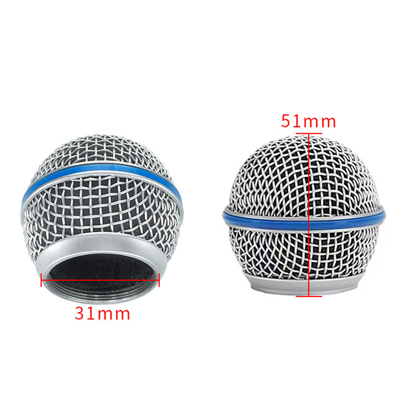 Microphone%20Grill%20Head%20Microphone%20Grille%20Ball%20Head%20Cover%20Parts%20Accessory%20Replacement%20Metal%20Microphone%20Mesh%20Head%20DIY%20Parts%20Accessory%20For%20Shure%20beta58a%20XUANTING%20-%20Image%204