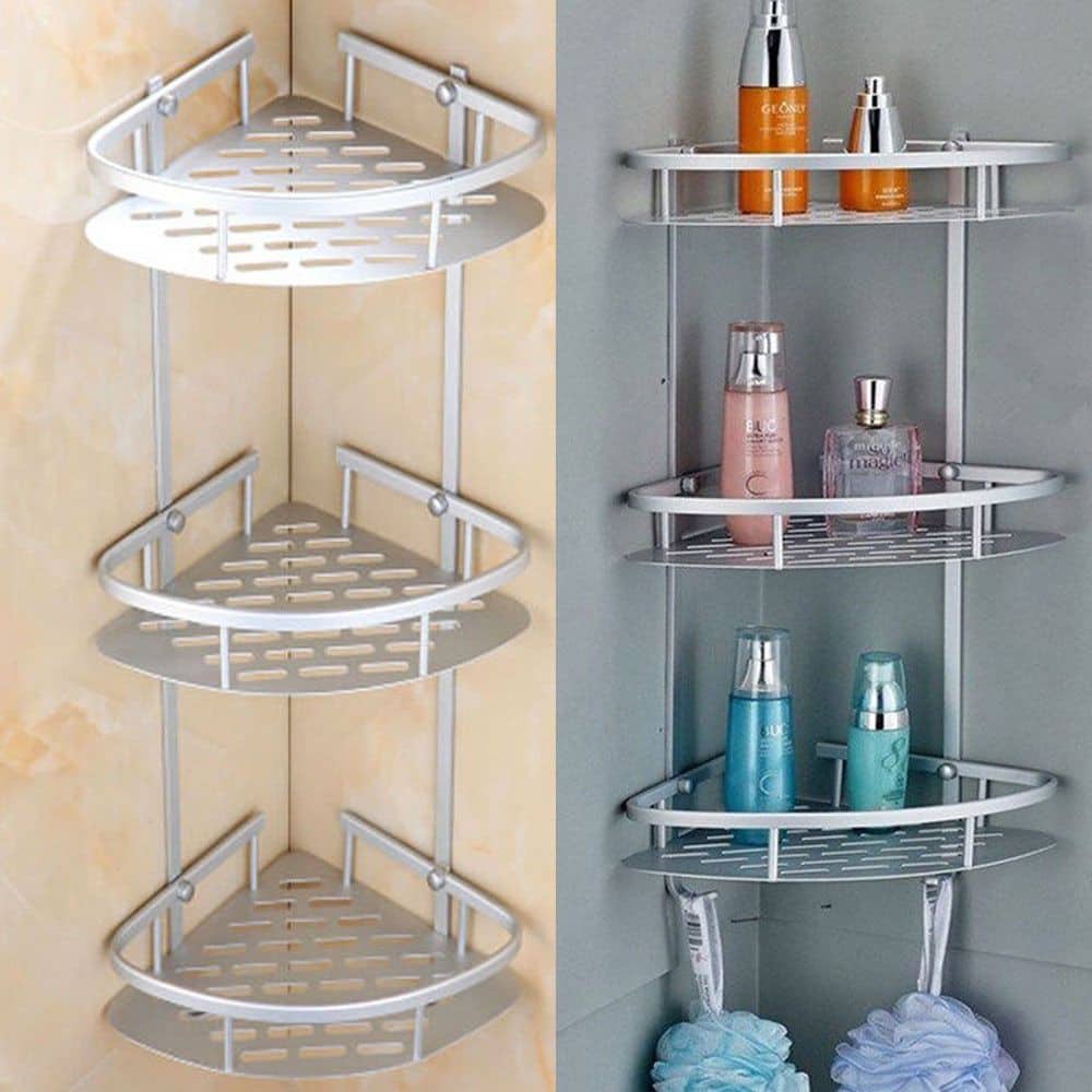 SUS 304 3 Layer Corner/Rectangle Bathroom Rack Lazada PH