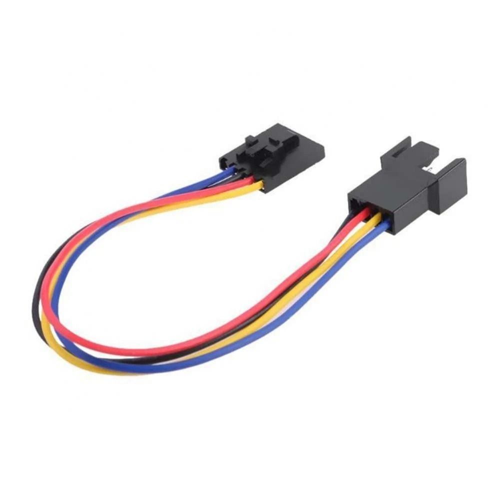 GSGED Phụ kiện máy tính Cáp chuyển đổi quạt Cáp nối dài Vật tư Máy Tính Xách Tay PC Cáp 5 chân đến 4 chân Dây quạt làm mát Đầu nối quạt làm mát Dây Quạt CPU