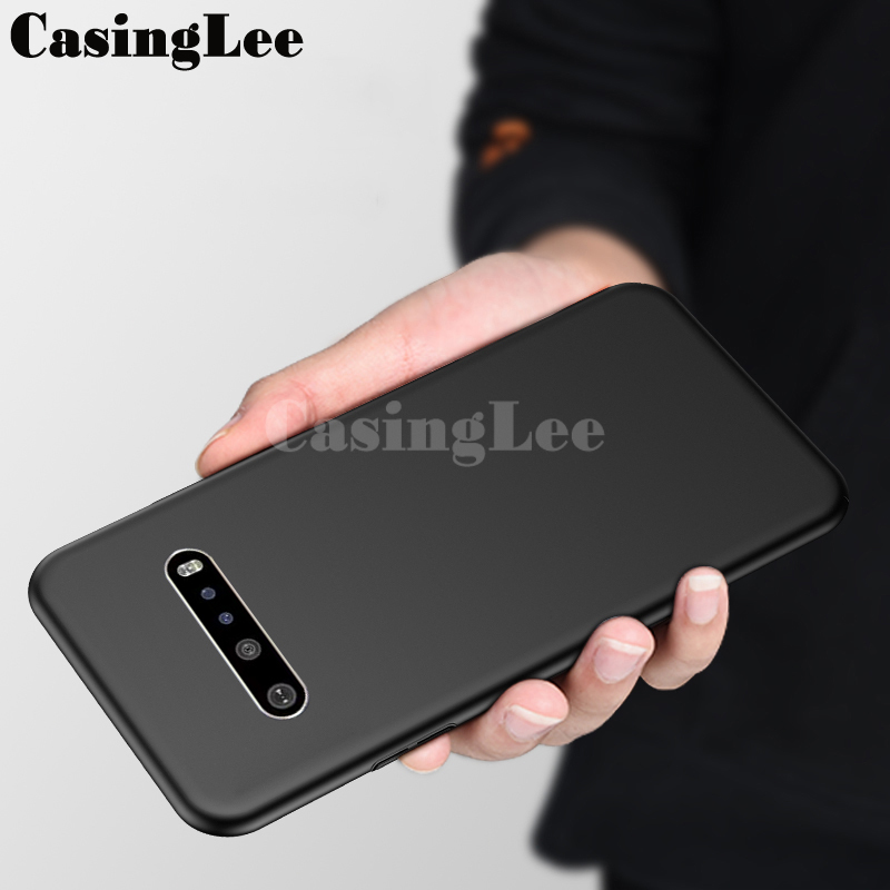 For lg v60 thinq case ultra thin smooth silicon matte back soft cover for lg v60 back cover phone cases