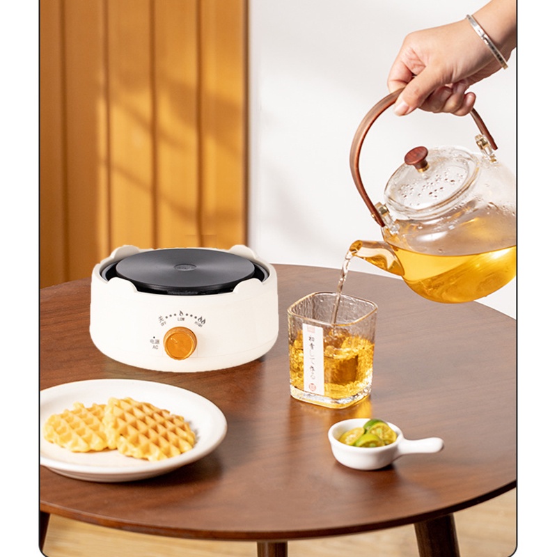 500W Bếp điện mini pha trà pha cafe Bếp hồng ngoại Đa năng