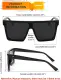 Sunglasses Women Sunglasses Ladies Eyewear Anti-UV Square LouisWill Newest Unisex Stylish Not Blue Light Filter Eyewear Lens Not Computer Glasses not Cooling Glasses Sun Glasses Accessories Retro Camellia Summer Glasses for Women 449. 