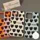 Trend Comme Des Garcons Love Heart Case Compatible for IPhone 16 11 13 14 15 12 Pro Max X XR XS Max 16 14 15 Plus Luxury Soft Tpu Cover. 