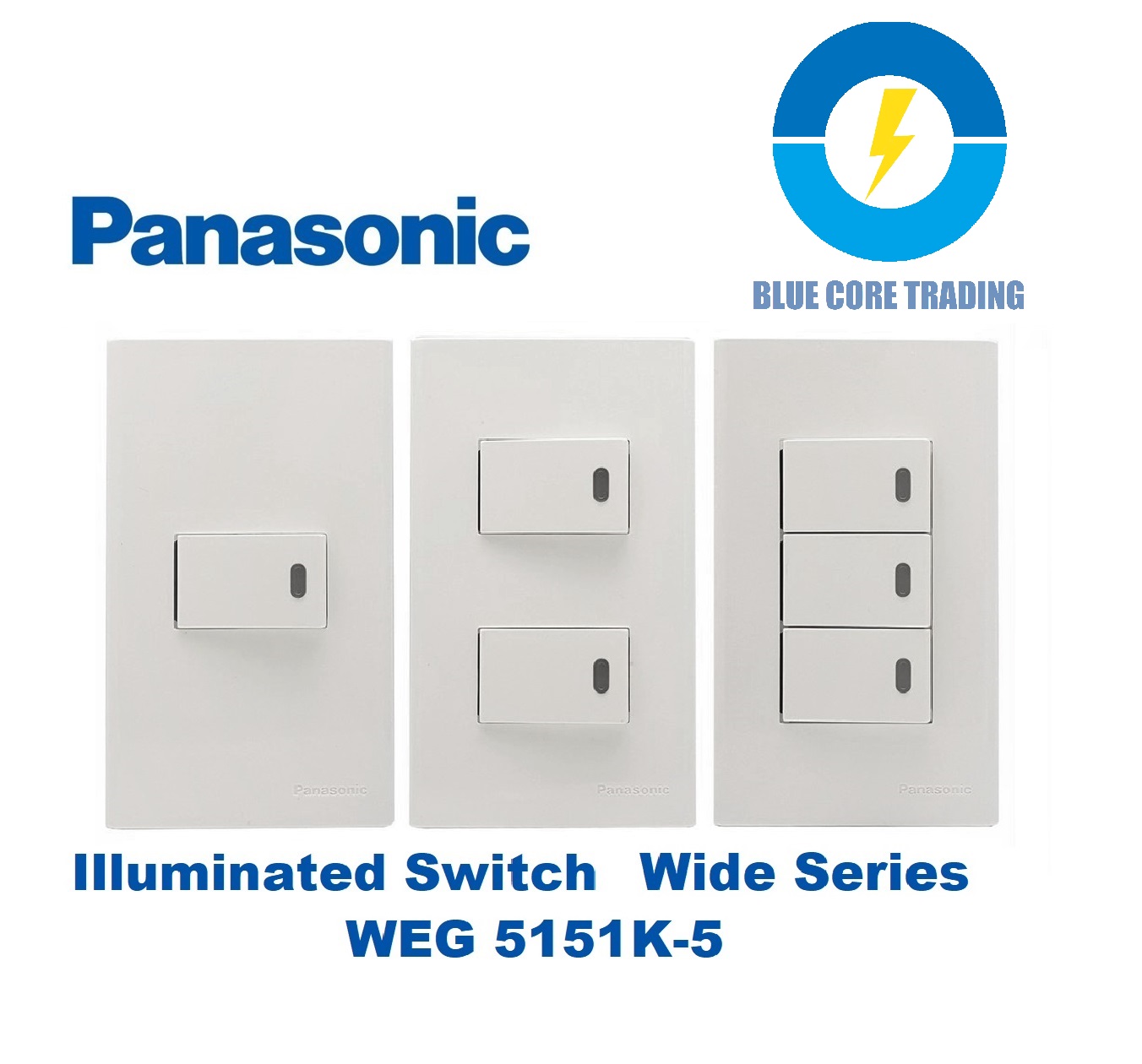 Panasonic Wide Series 1 Way Illuminated LED Switch Lazada PH