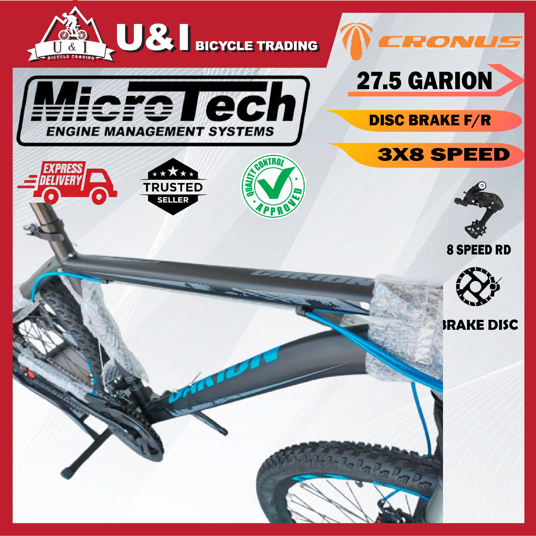 Garion 27.5 best sale mountain bike