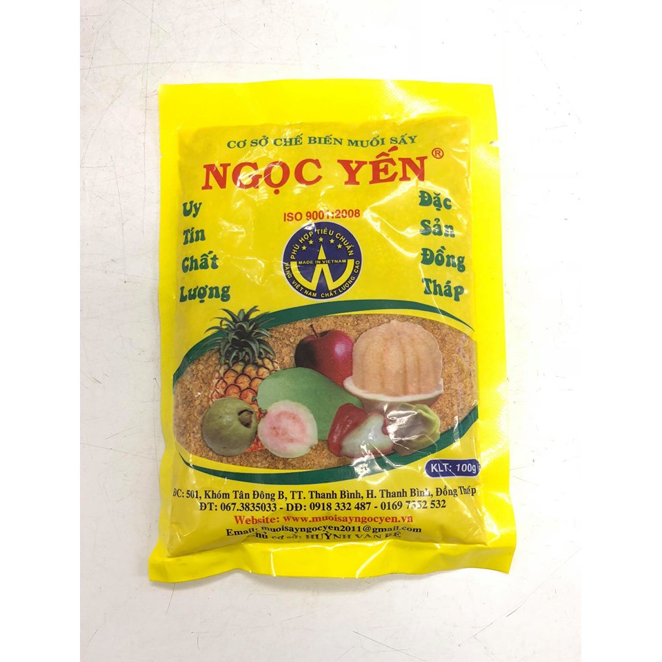 Bịch Muối Sấy Ngọc Yến (Gói 100g)