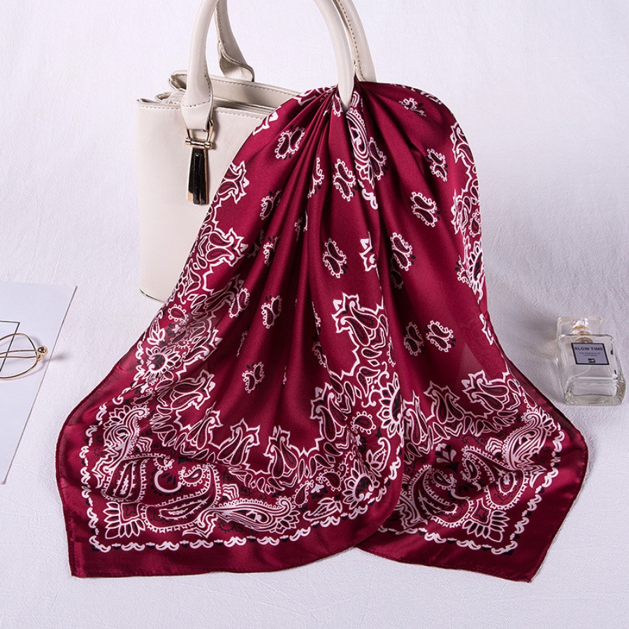 Khăn Bandana Lụa (Khăn Turban) Làm Áo Bikini Chât Liệu Chiffon - 70x70cm - Mã B005