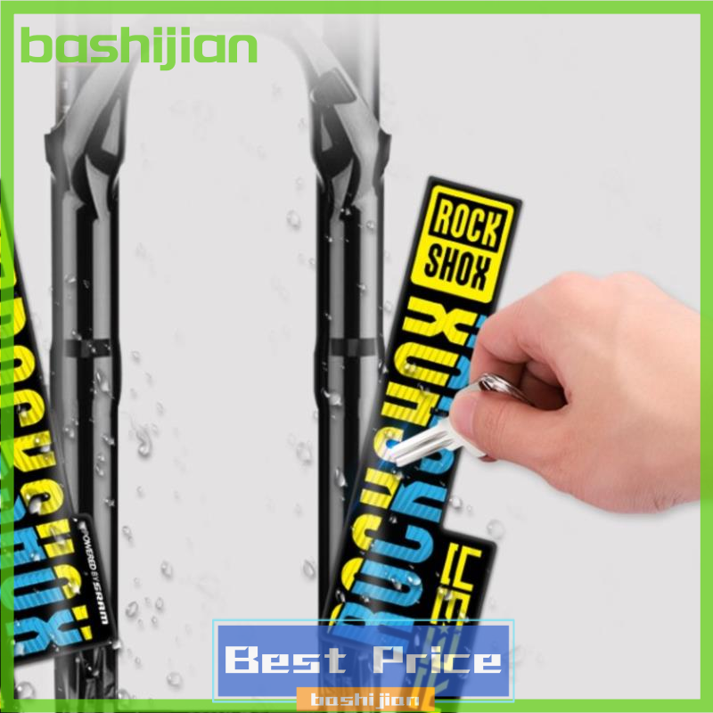 bashijian Front Fork Sticker Mountain Bike Front Shock Absorber Change Sticker Waterproof