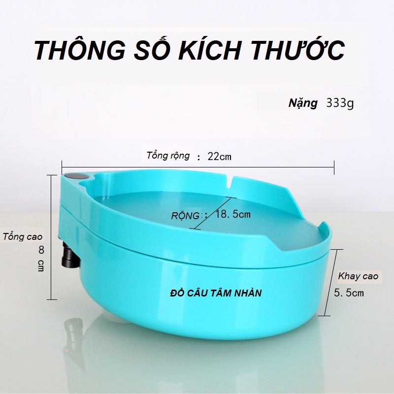 01 bộ khay mồi câu đài ba. nhựa abs. nhiều phân loại chọn lựa.