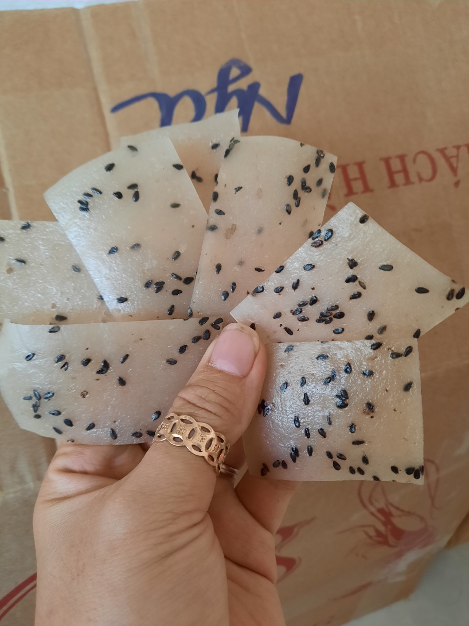 1kg bánh phồng chuối năm căn - cà mau