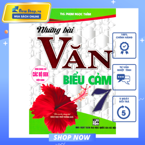 Sách - những bài văn biểu cảm 7 - newshop