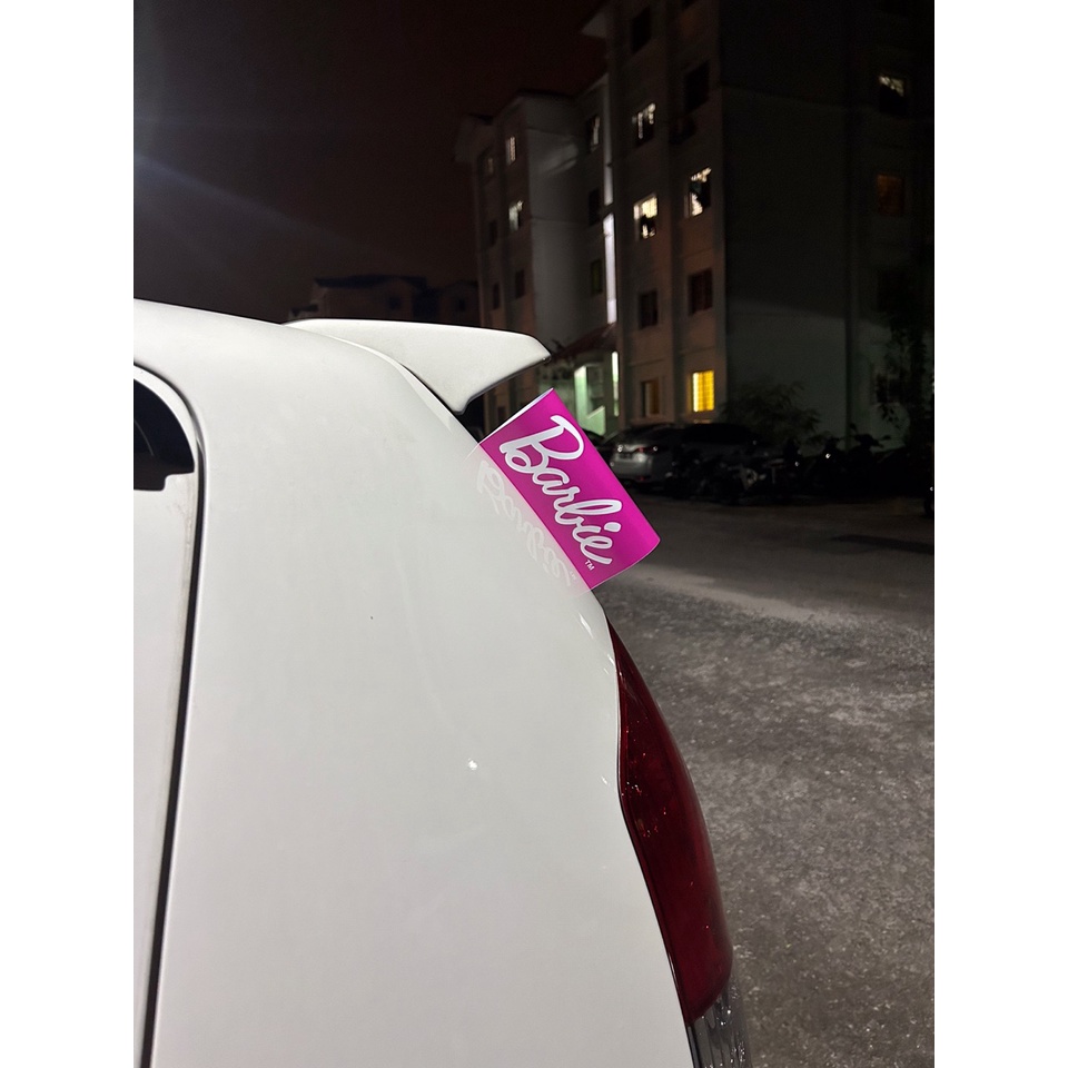 Barbie 2025 car sticker