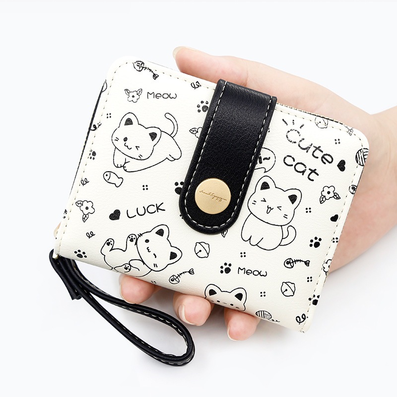 Ví nữ dáng gập chất liệu da Pu cao cấp BAGU VML125