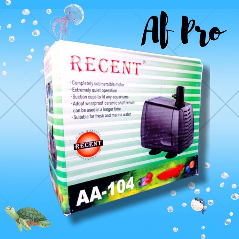 RECENT AA 104 Pompa kolam hidroponik aquarium AIR MANCUR