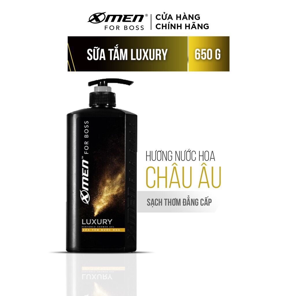 Sữa tắm xmen for boss luxury 650g