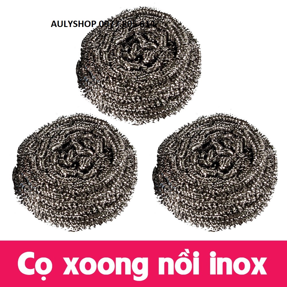 Miếng cọ rửa xoong nồi không rỉ đa năng bản to loại 1, miếng cọ xoong cọ nồi bằng kim loại