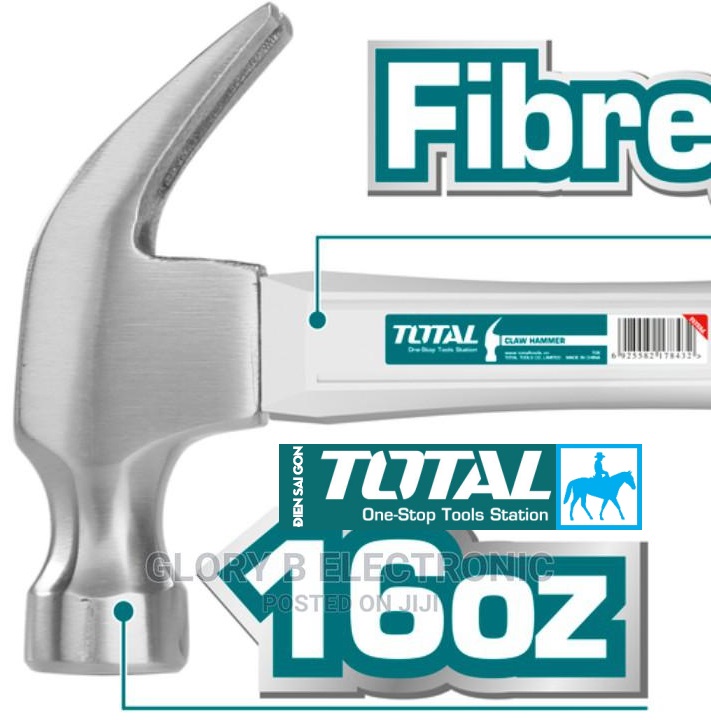 Búa đóng đinh nhổ đinh 450g INGCO TOTAL HCH80816 THT73166