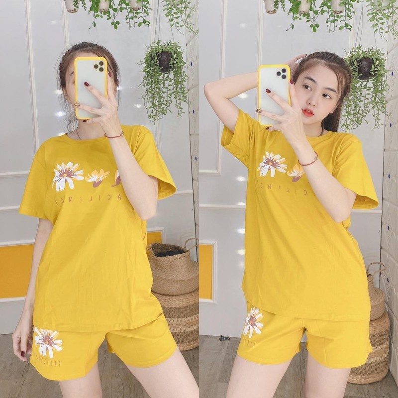 Set Bộ Xuân Hè Hoa Lá Mát Mẻ
