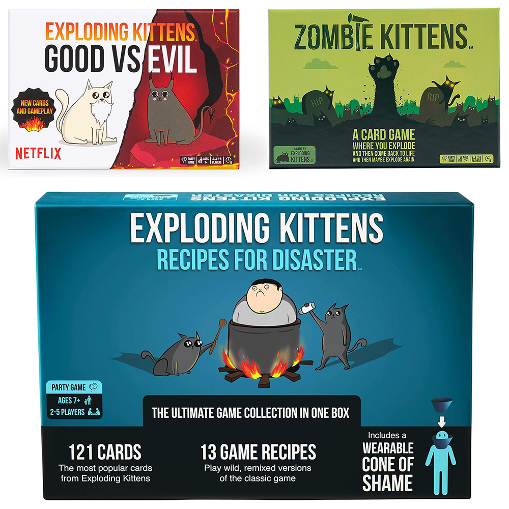 【Dream Sailing Store 】Exploding Kittens Good Vs Evil 55 Cards Elevate ...