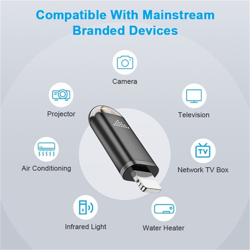 Máy phát hồng ngoại gắn điện thoại USB vi đa chức năng hsting không dây cho điện thoại di động thông minh Điều khiển từ xa điện thoại hồng ngoại Bộ chuyển đổi thiết bị điều khiển từ xa TV chuyển đổi IR