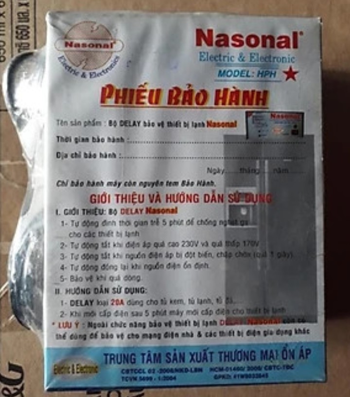 Ổn Áp  (Relay) Bảo Vệ Tủ Lạnh NASONAL