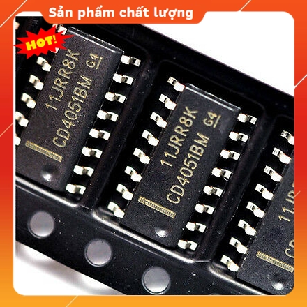 Ic logic cd4051bm sop-16 ic cảm ứng cd4051