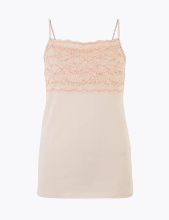 M S Cotton Lace Bandeau Vest Buy Sell Online Camisoles Slips With Cheap Price Lazada