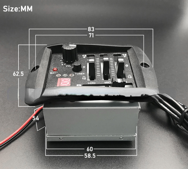 YAMAHA Acoustic Guitar Pickups EQ Tuner Piezo Pickup Equalizer System