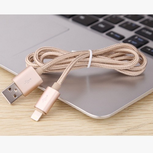 Cáp iphone bọc dù siêu bền 1m, 2m, 3m sạc nhanh